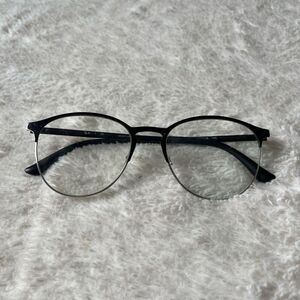 Ray Ban Eyeglasses RB 6375 2861 Black/Silver Round Frame Glasses